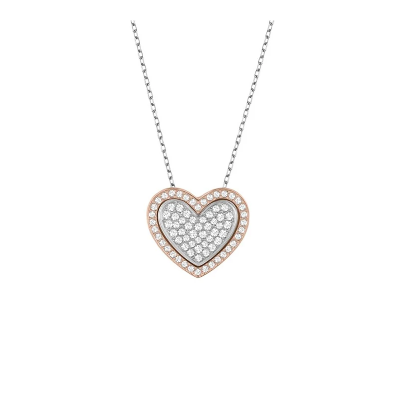 SWA Fashion New Cupid Rose Necklace Heart-shaped Crystal Lady Clavicle Send Girlfriend Anniversary Wedding Jewelry Gift
SWA Fashion New Cupid Rose Necklace Heart-shaped Crystal Lady Clavicle Send Girlfriend Anniversary Wedding Jewelry Gift