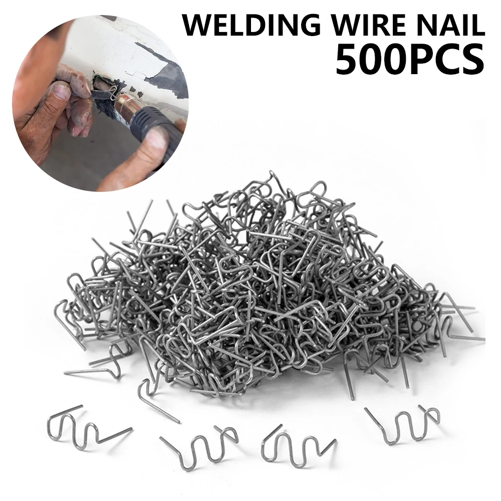 500pcs Automotive Welding Hot Nail 0.6mm/0.8mm Wave Staples Car Bumper Bodywork Repair Welding Hot Stapler Hot Melt Welding Tool
500pcs Automotive Welding Hot Nail 0.6mm/0.8mm Wave Staples Car Bumper Bodywork Repair Welding Hot Stapler Hot Melt Welding Tool