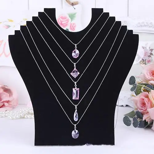 Hot Sale Necklace Bust Display Rack Jewelry Pendant Chain Display Holder Neck Velvet Stand Simple Easel Jewelry Organizer Stand
Hot Sale Necklace Bust Display Rack Jewelry Pendant Chain Display Holder Neck Velvet Stand Simple Easel Jewelry Organizer Stand