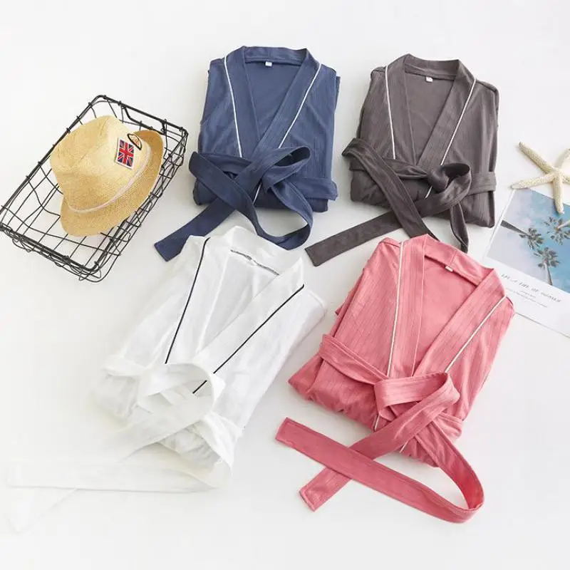 Spring/summer Couple Loose Robes Leisure Sleeprobe Nightgown Solid Women Bathrobe Dressing Gown Men Kimono Hombre Clothes 3xl
Spring/summer Couple Loose Robes Leisure Sleeprobe Nightgown Solid Women Bathrobe Dressing Gown Men Kimono Hombre Clothes 3xl