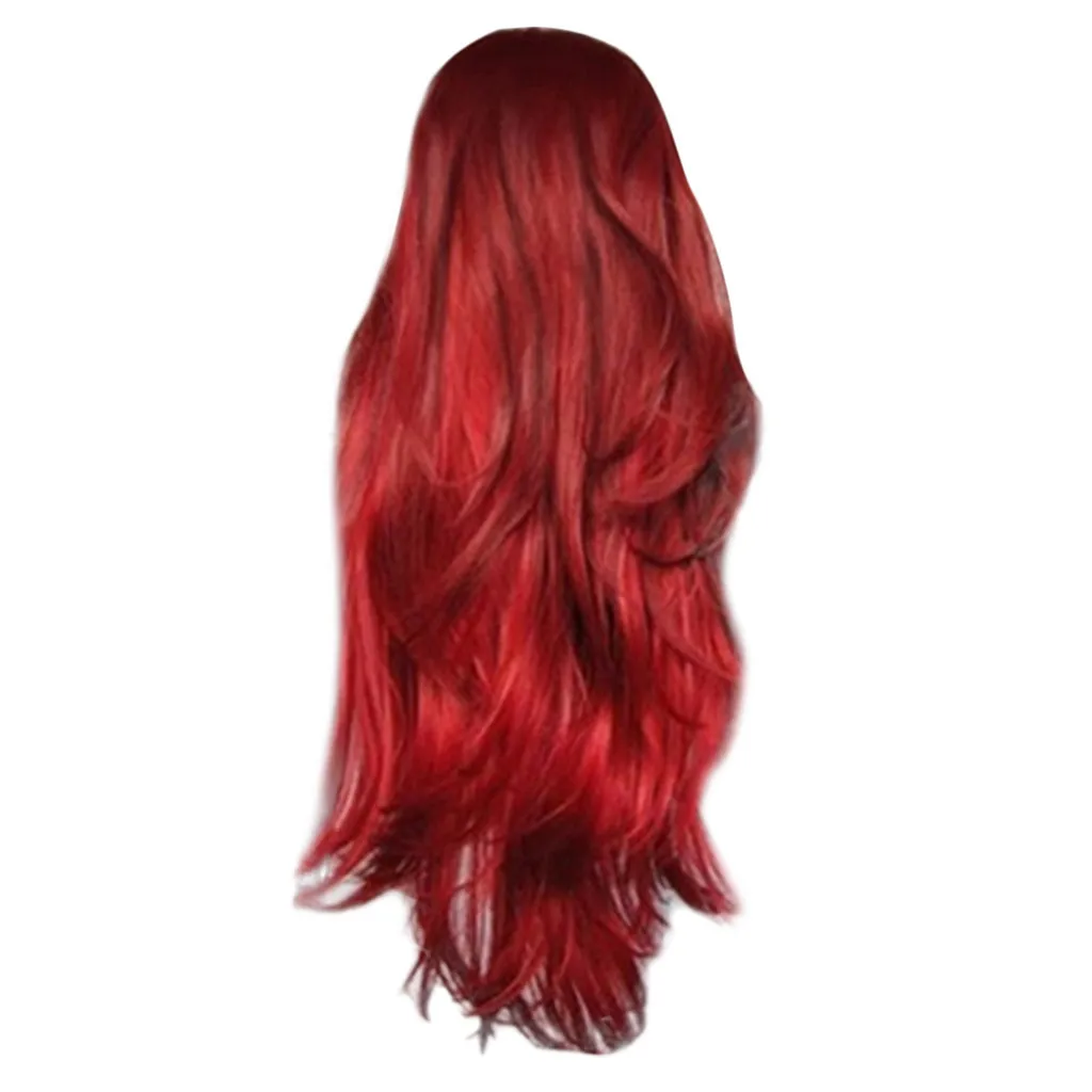 DAIGELO Female Long Curly Hair Big Wave Burgundy Mid-length Bangs Temperament Cos Micro-curly Hair Hood 65cm Reusable Fake Hair
DAIGELO Female Long Curly Hair Big Wave Burgundy Mid-length Bangs Temperament Cos Micro-curly Hair Hood 65cm Reusable Fake Hair