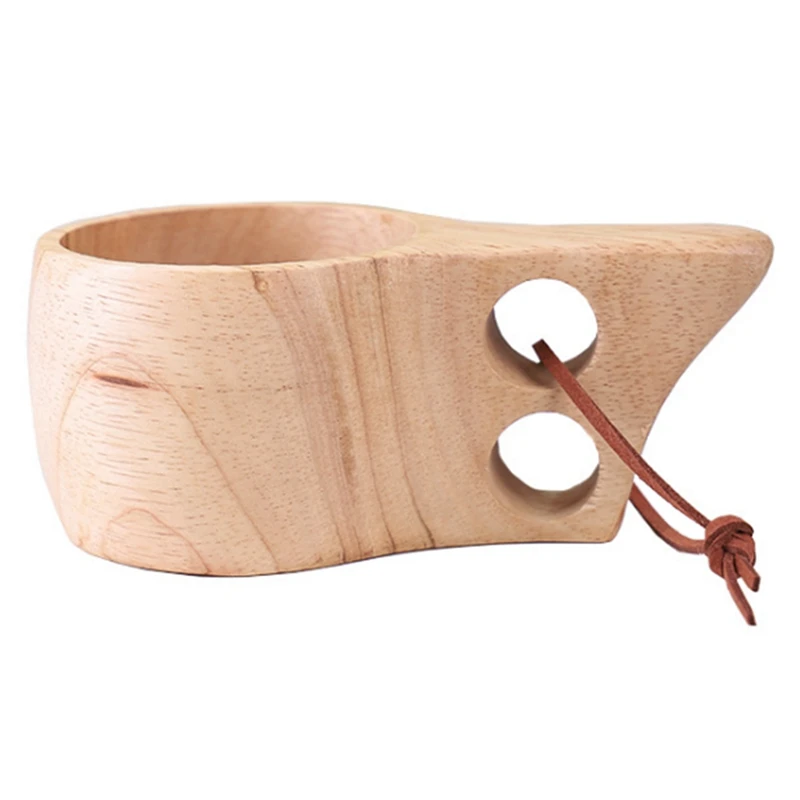 Rubber Wood Casual Creative Handy Cup Wooden Water Cup Handle Portable Coffee Cup With Leather Rope
Rubber Wood Casual Creative Handy Cup Wooden Water Cup Handle Portable Coffee Cup With Leather Rope