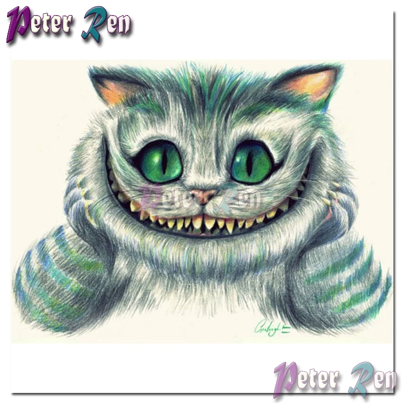 DIY animal Sleepwalking Cheshire Cat Diamond Painting Embroider Square or round Mosaic Cross stitch Rhinestone Home Decoration
DIY animal Sleepwalking Cheshire Cat Diamond Painting Embroider Square or round Mosaic Cross stitch Rhinestone Home Decoration