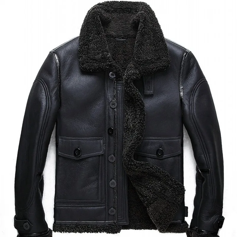 Lambswool Sheep Luxury Shearing Mens Thick Warm Jackets Top Quality Genuine Leather Long Sleeve Winter Real Fur Coats Plus Size
Lambswool Sheep Luxury Shearing Mens Thick Warm Jackets Top Quality Genuine Leather Long Sleeve Winter Real Fur Coats Plus Size