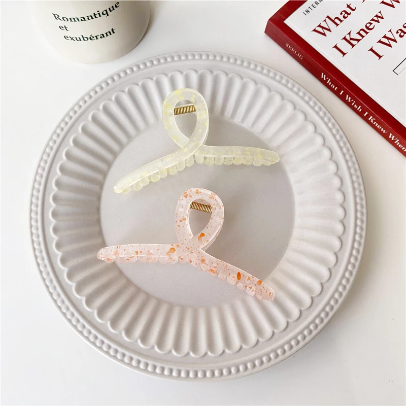 Women Hair Clip Acrylic Hairpins Cross Transparent Hair Crab Claws Girls Make UP Washing Tool Accessories Decoration
Women Hair Clip Acrylic Hairpins Cross Transparent Hair Crab Claws Girls Make UP Washing Tool Accessories Decoration