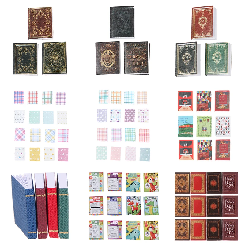 Dollhouse Miniature Mini Small Books Model Furniture Accessories Pretend Toy Dolls Decoration Kid Gift
Dollhouse Miniature Mini Small Books Model Furniture Accessories Pretend Toy Dolls Decoration Kid Gift