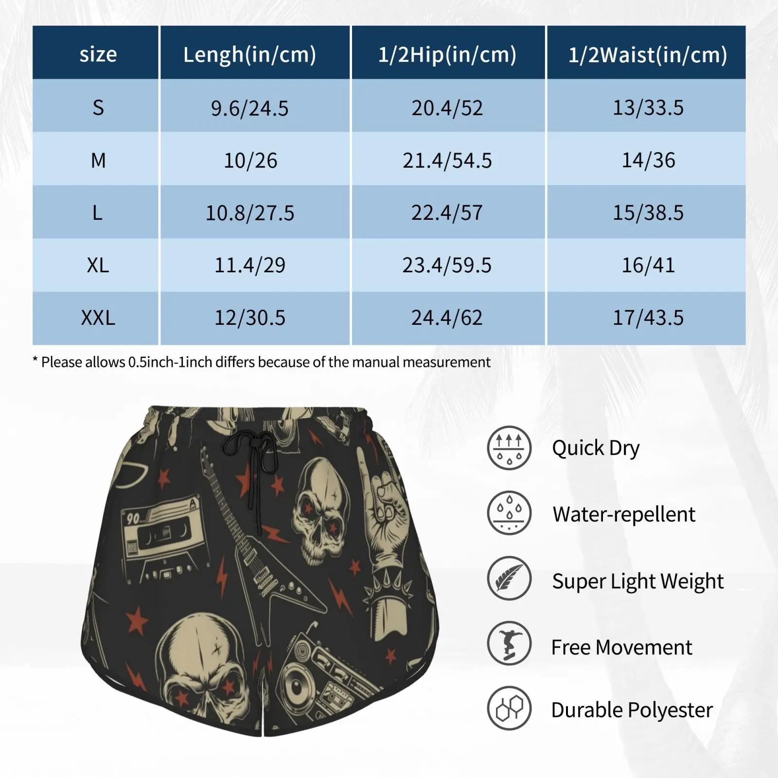 Rock N Roll Pattern Swim Shorts Women Beach Shorts N Roll Music And Roll Vintage Guitar Punk Retro 70s Classic Cool
Rock N Roll Pattern Swim Shorts Women Beach Shorts N Roll Music And Roll Vintage Guitar Punk Retro 70s Classic Cool