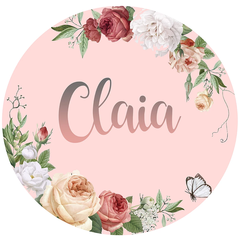 Wedding Flower Backdrop Bridal Shower Party Decoration Round Background Floral Pink Baby Shower Custom Name Photo
Wedding Flower Backdrop Bridal Shower Party Decoration Round Background Floral Pink Baby Shower Custom Name Photo