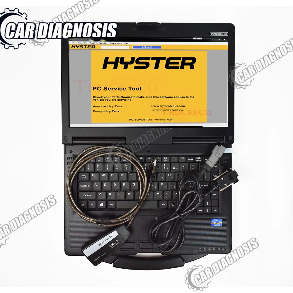 Ready to use CF53 Laptop+Forklift truck Diagnostic kit For Yale Hyster full set PC Service Tool Ifak CAN USB Interface Tool
Ready to use CF53 Laptop+Forklift truck Diagnostic kit For Yale Hyster full set PC Service Tool Ifak CAN USB Interface Tool