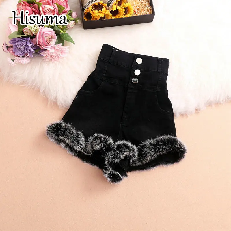 2021 winter new women's high waist single breasted denim with fur wide-leg pants female chic slim shorts jeans
2021 winter new women's high waist single breasted denim with fur wide-leg pants female chic slim shorts jeans