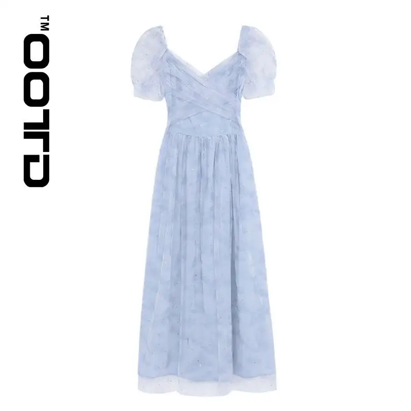 Summer Vintage Dress Women French Style Lace Chiffon Fairy Dress Casual Puff Sleeve Summer Autumn Clothes Designer Dress 2021
Summer Vintage Dress Women French Style Lace Chiffon Fairy Dress Casual Puff Sleeve Summer Autumn Clothes Designer Dress 2021