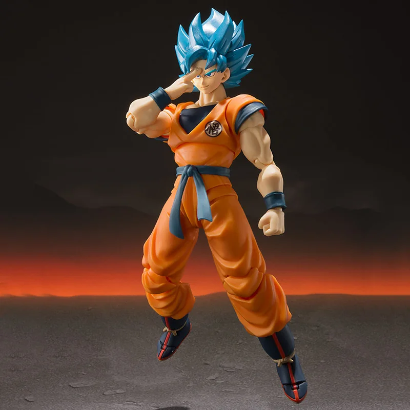 Original BANDAI Dragon Ball Z SHF Super Saiyan Blue hair Son Goku Action PVC Collection Model Toy Anime Figure Toys For Kids
Original BANDAI Dragon Ball Z SHF Super Saiyan Blue hair Son Goku Action PVC Collection Model Toy Anime Figure Toys For Kids