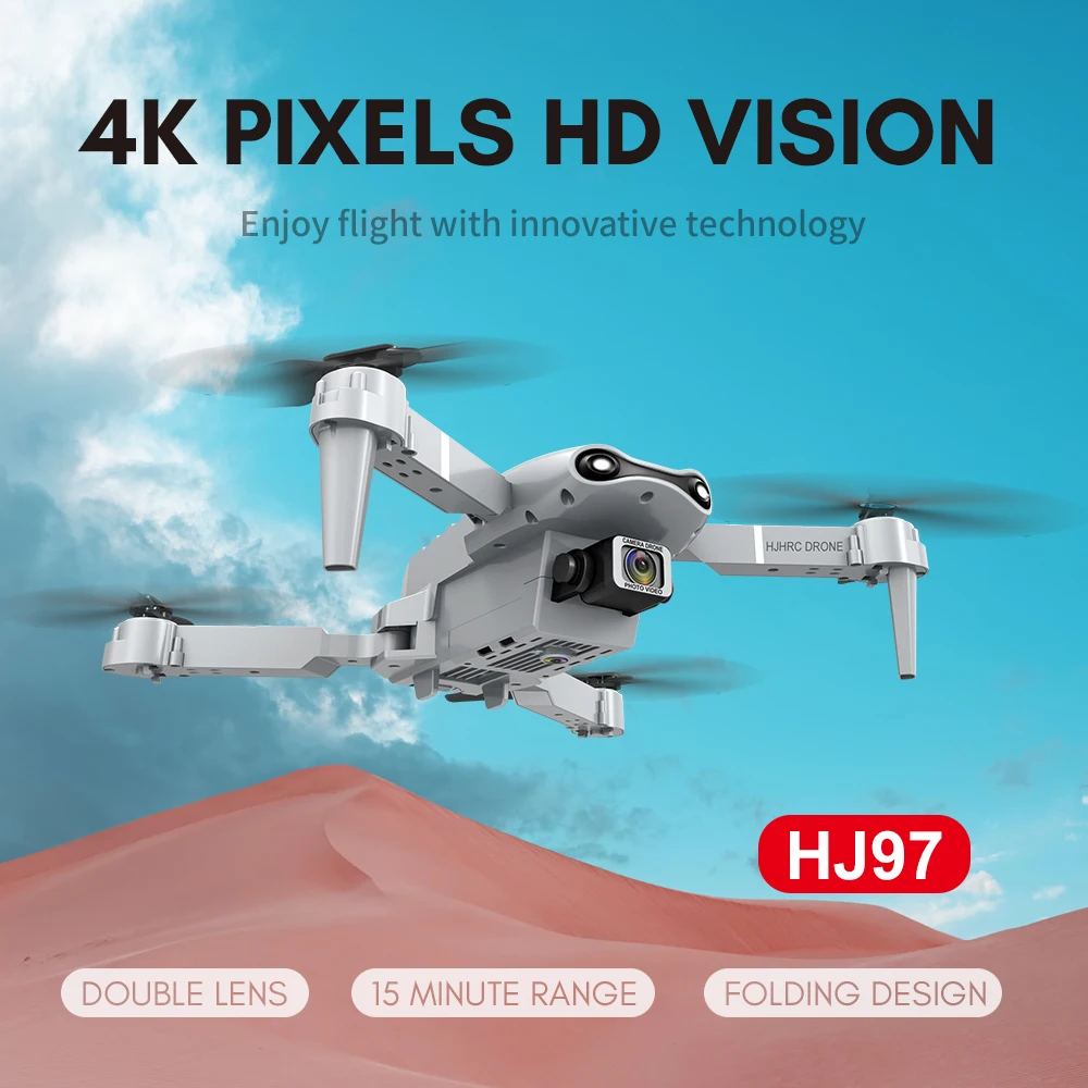 Квадрокоптер HJ97 с дистанционным управлением и Wi-Fi камерой 720P/1080P/4K HD FPV и 45 °
Квадрокоптер HJ97 с дистанционным управлением и Wi-Fi камерой 720P/1080P/4K HD FPV и 45 °