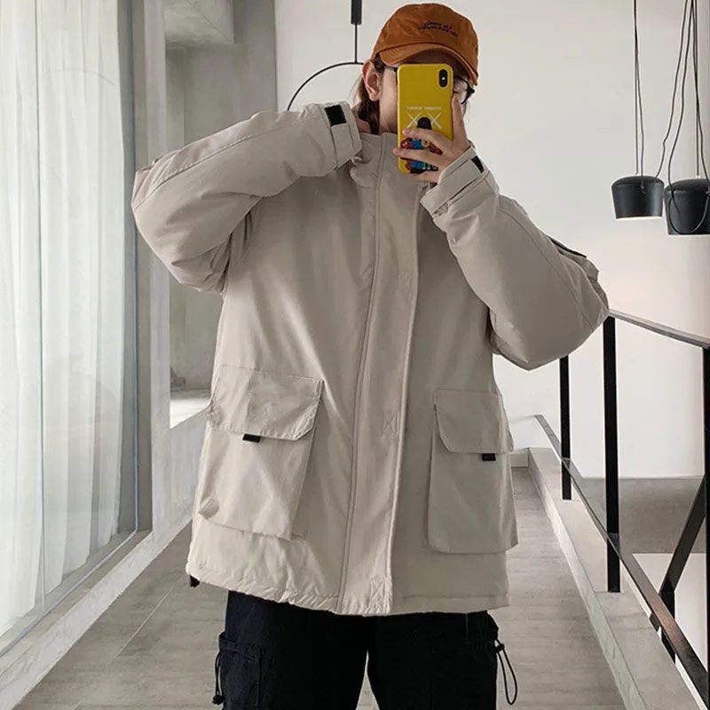 Winter Down Jacket Cotton Padded Jacket Tooling Oversized Jacket Down Padded Jacket Men's and Women's Padded Jacket Thickened
Winter Down Jacket Cotton Padded Jacket Tooling Oversized Jacket Down Padded Jacket Men's and Women's Padded Jacket Thickened