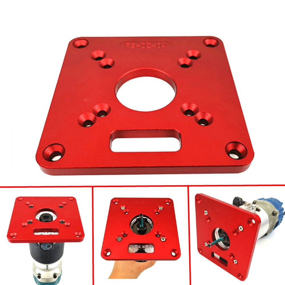 Aluminum Router Table Insert Plate w/ 2 Router Insert Rings For Woodworking Benches Router red
Aluminum Router Table Insert Plate w/ 2 Router Insert Rings For Woodworking Benches Router red