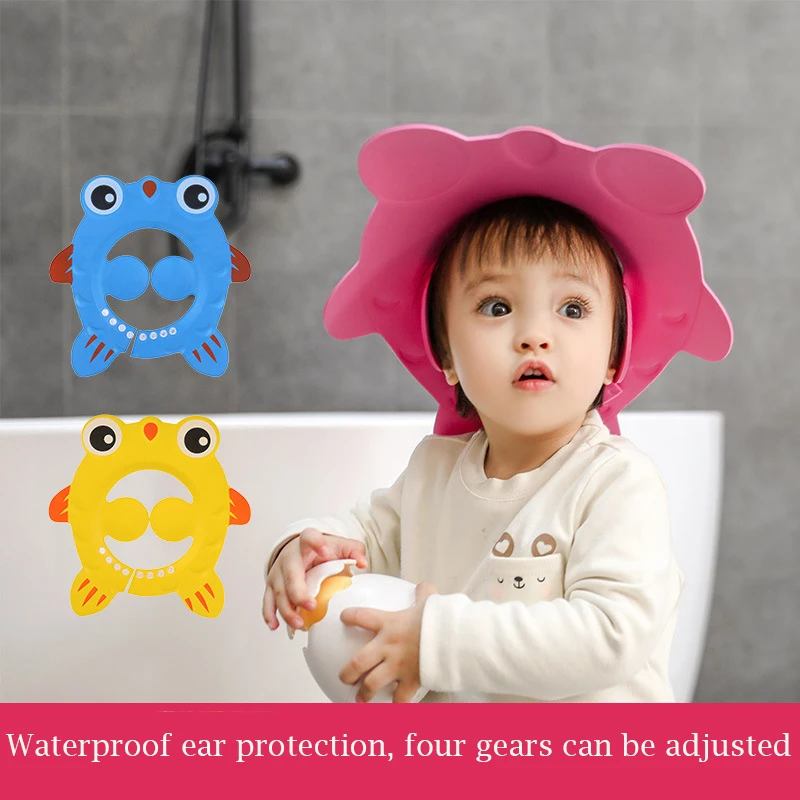 Children's Shower Cap Baby Shampoo Cap Baby Goldfish Shampoo Cap Protective Cap Adjustable Bath Shampoo Ear Cap
Children's Shower Cap Baby Shampoo Cap Baby Goldfish Shampoo Cap Protective Cap Adjustable Bath Shampoo Ear Cap