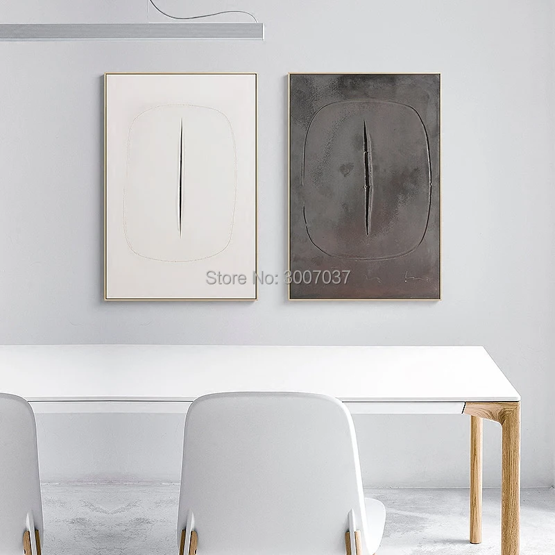 Master Lucio Fontana Abstract Home Decorative Canvas Painting Porch Handmade Oil Painting Living Room Bedroom Study Decoration
Master Lucio Fontana Abstract Home Decorative Canvas Painting Porch Handmade Oil Painting Living Room Bedroom Study Decoration
