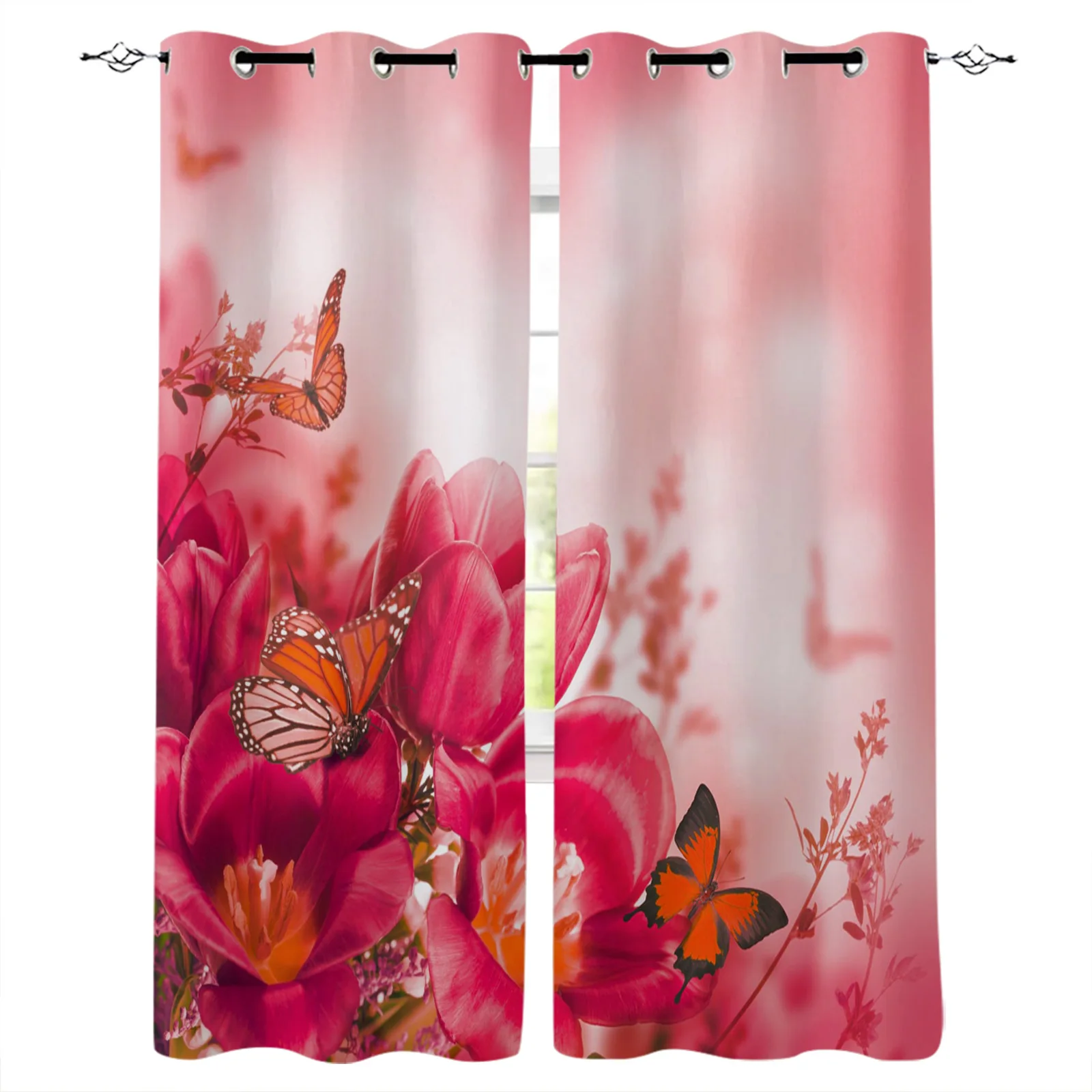 Plant Red Flower Butterfly Modern Blackout Curtains for Living Room Window Curtains Bedroom Kitchen Drapes Blinds Home Decor
Plant Red Flower Butterfly Modern Blackout Curtains for Living Room Window Curtains Bedroom Kitchen Drapes Blinds Home Decor