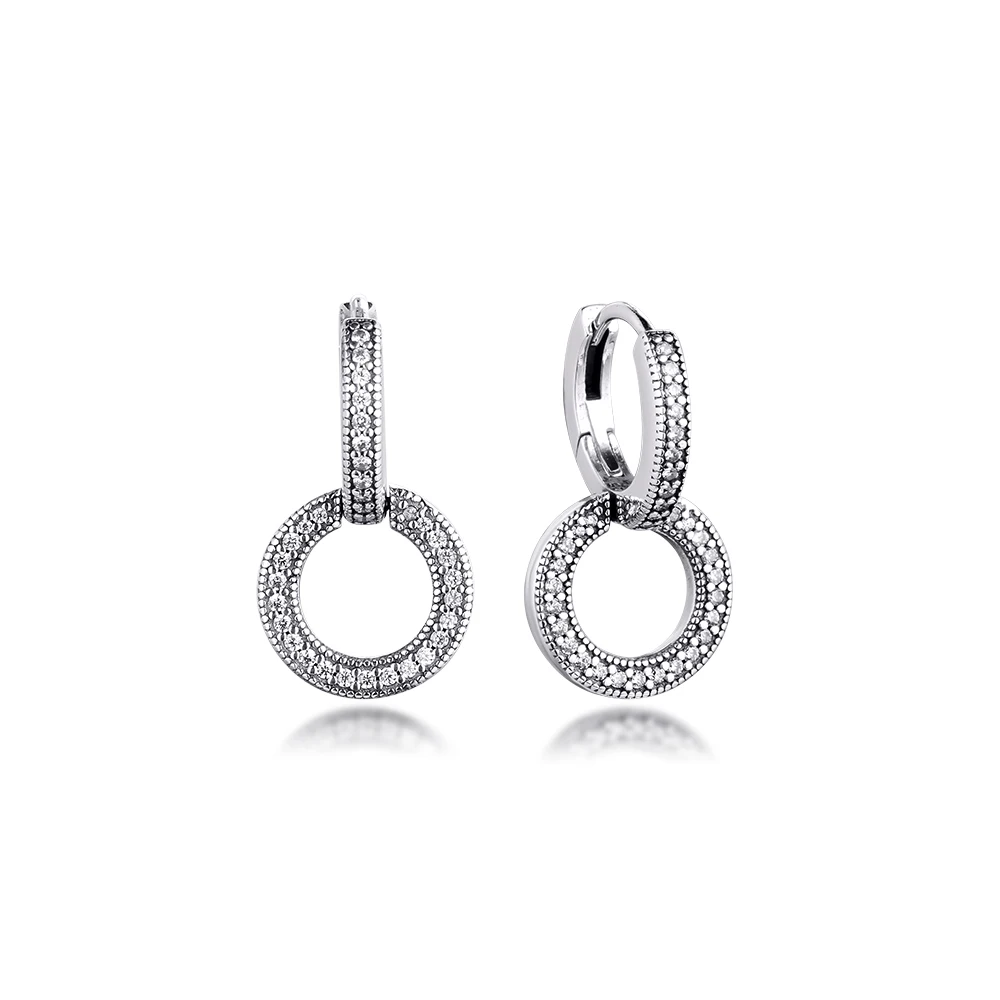 Sparkling Double Hoop Earrings 100% 925 Sterling Silver Fashion Jewelry Free Shipping
Sparkling Double Hoop Earrings 100% 925 Sterling Silver Fashion Jewelry Free Shipping