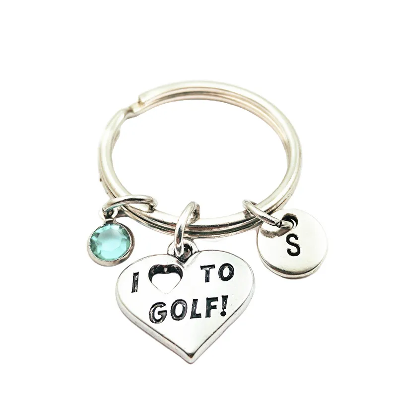 Love To Golf Initial Letter Monogram Birthstone Keychains Keyring Creative Fashion Jewelry Women Gifts Accessories Pendant
Love To Golf Initial Letter Monogram Birthstone Keychains Keyring Creative Fashion Jewelry Women Gifts Accessories Pendant