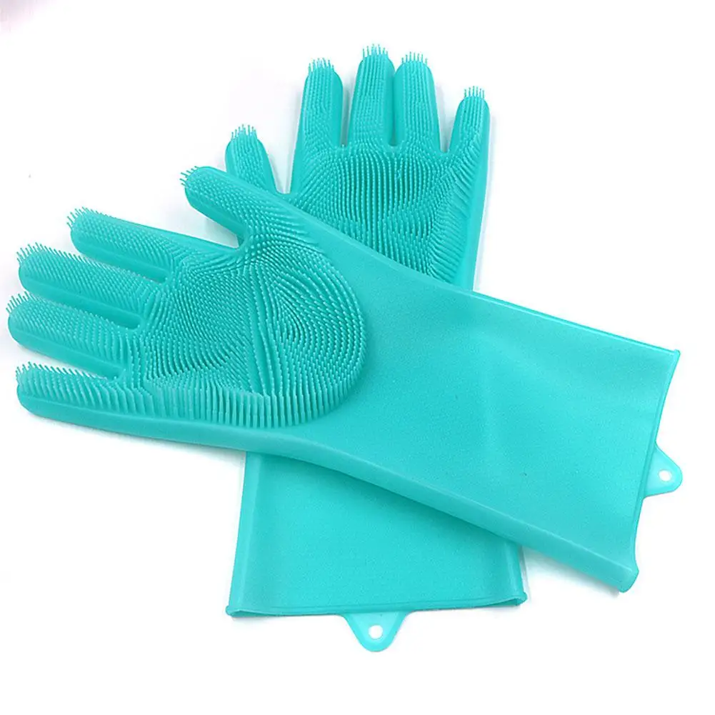HiMISS Scrub Gloves Non-slip Heat-resistant Silicone Rubber Gloves Kitchen Dish Washing Cleaning
HiMISS Scrub Gloves Non-slip Heat-resistant Silicone Rubber Gloves Kitchen Dish Washing Cleaning