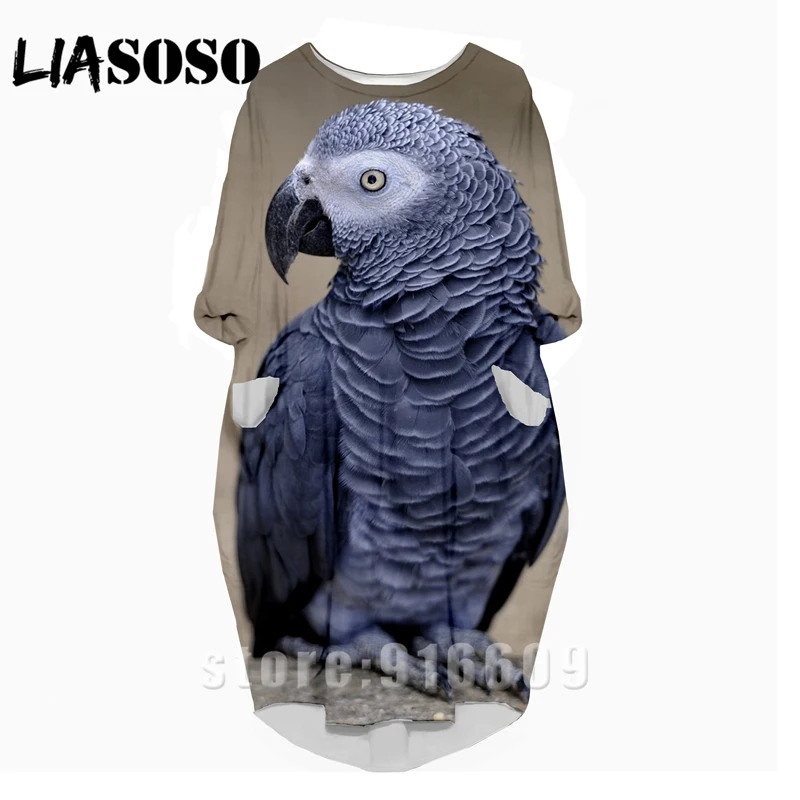 LIASOSO 3D Print Fashion Funny Suit Rock New Harajuku Animal Bird Parrot Women Anime Gown Lady Girl Party Long-sleeved Dress
LIASOSO 3D Print Fashion Funny Suit Rock New Harajuku Animal Bird Parrot Women Anime Gown Lady Girl Party Long-sleeved Dress