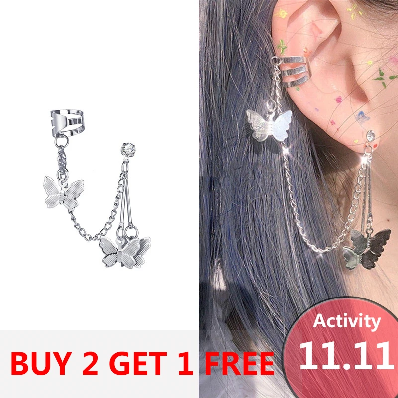 Butterfly Hanging Earrings For Women Fashion Girl Jewelry Boho Vintage No Puncture Silver Color Clip Studs Earrings 2021 Trend
Butterfly Hanging Earrings For Women Fashion Girl Jewelry Boho Vintage No Puncture Silver Color Clip Studs Earrings 2021 Trend