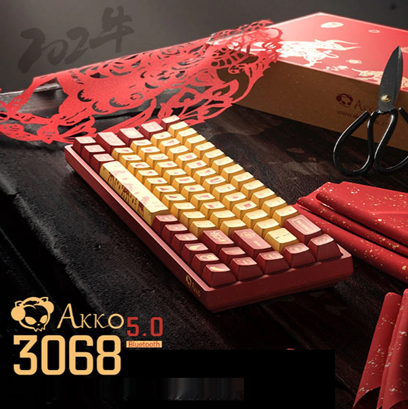 AKKO 3068 Bluetooth 5.0 dual-mode RGB backlit wireless wired mechanical keyboard hot swap TTC game RGB backlit gaming keyboard
AKKO 3068 Bluetooth 5.0 dual-mode RGB backlit wireless wired mechanical keyboard hot swap TTC game RGB backlit gaming keyboard