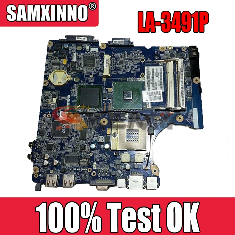 AKemy448434-001 LA-3491P Laptop Motherboard for HP 530 INTEL I945GM GMA 950 DDR2 Free CPU
AKemy448434-001 LA-3491P Laptop Motherboard for HP 530 INTEL I945GM GMA 950 DDR2 Free CPU