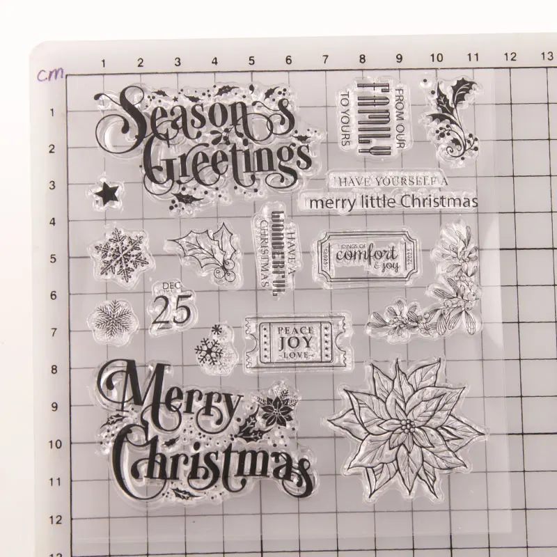 Christmas Leaves Background Stamp Clear Stamp for Scrapbooking Transparent Silicone Rubber DIY Photo Album Decor
Christmas Leaves Background Stamp Clear Stamp for Scrapbooking Transparent Silicone Rubber DIY Photo Album Decor
