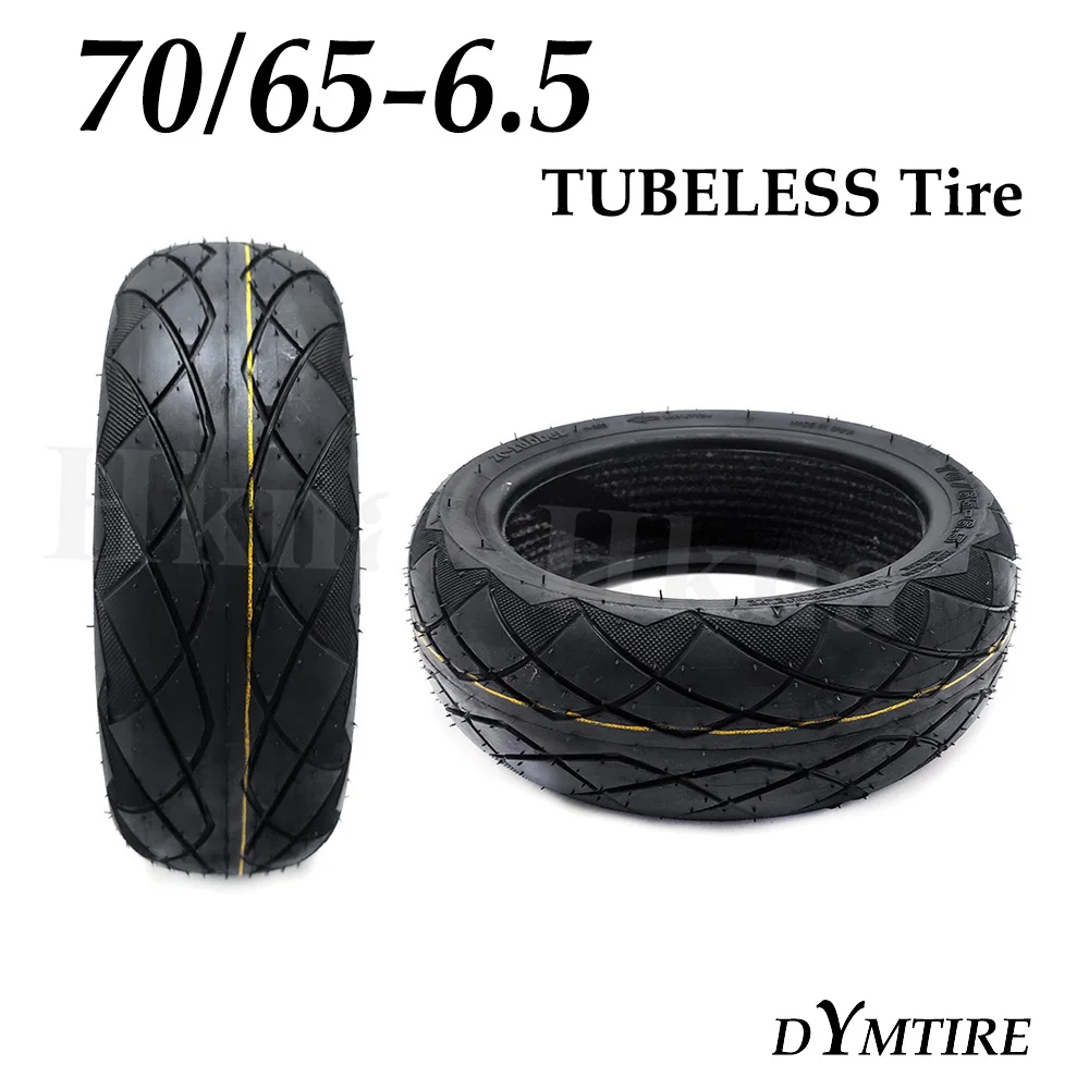 

70/65-6.5 Vacuum Tire 10x2.70-6.5 255x70 Tubeless Tyre for Electric Scooter 10 Inch Wear-Resistant Tire Accessories