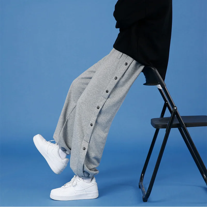 High Street Trousers Men's Loose-fitting Trousers Casual Trendy Brand Boys Autumn Sports Pants Breasted Large-size Trousers
High Street Trousers Men's Loose-fitting Trousers Casual Trendy Brand Boys Autumn Sports Pants Breasted Large-size Trousers