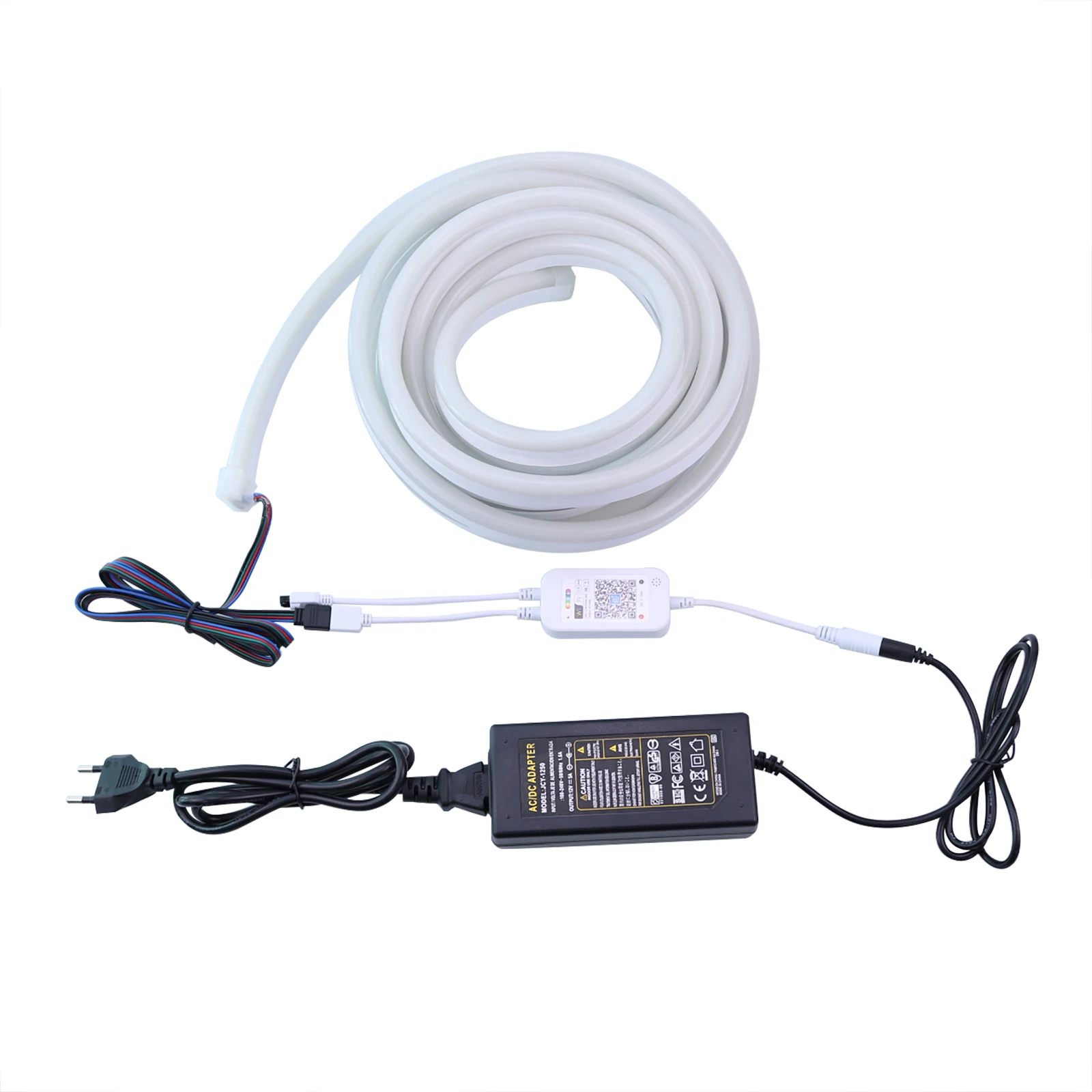 RGB Neon LED Strip Light 1M 2M 3M 4M 5M 12V Kit Alexa WIFI Music 5050 DIY Lamp with 110V 220V Power Adapter
RGB Neon LED Strip Light 1M 2M 3M 4M 5M 12V Kit Alexa WIFI Music 5050 DIY Lamp with 110V 220V Power Adapter