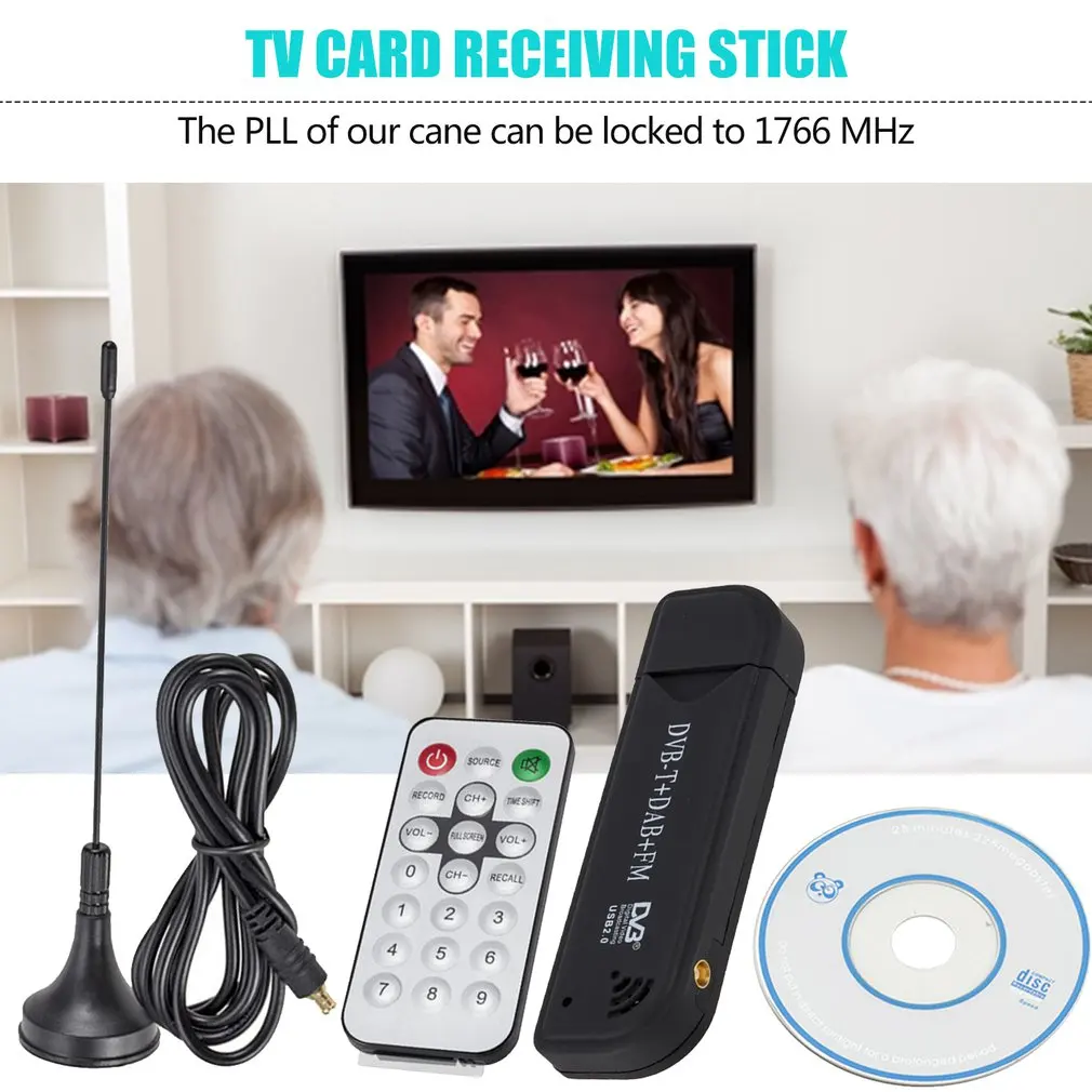 

Sdr + Dab + Fm Tv Dvb-T Stick Rtl2832U + R820T2 ТВ-карта ресивер Usb 2,0 цифровой ТВ-тюнер Usb Fm + Dab + Dvb-T + Sdr Dongle Stick