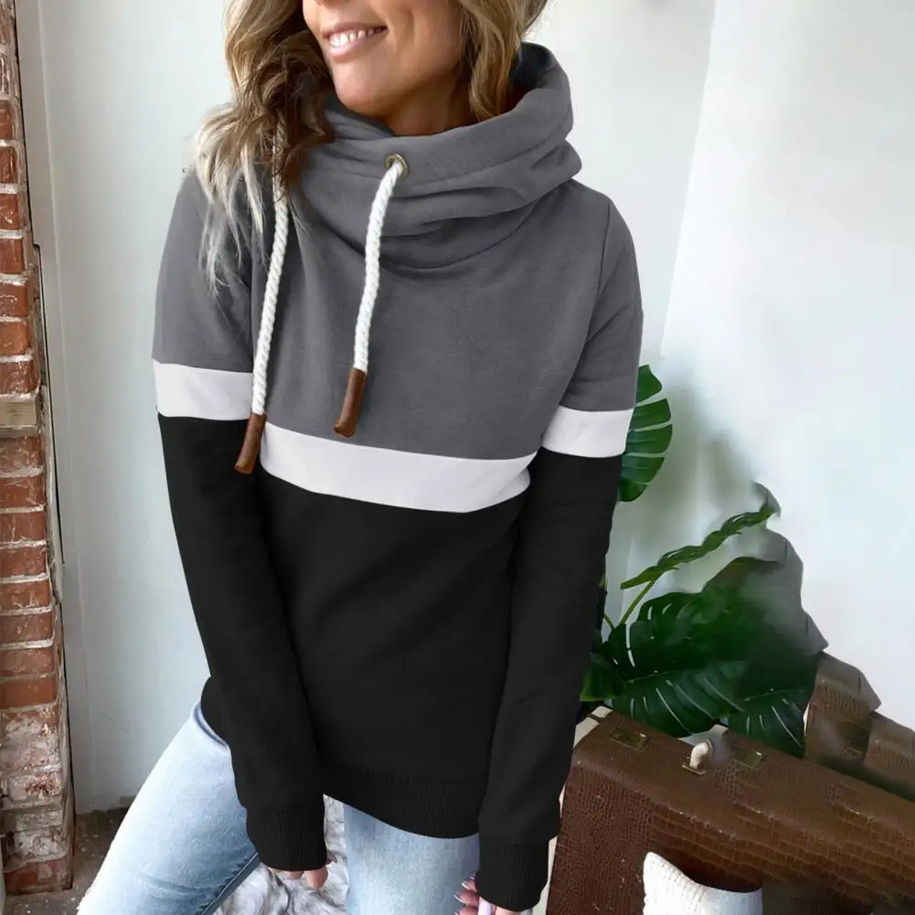 Hooded Top Drawstring Activewear All Match Contrast Color Ribbing Cuff Sweatshirt Women Hoodie for Sports
Hooded Top Drawstring Activewear All Match Contrast Color Ribbing Cuff Sweatshirt Women Hoodie for Sports