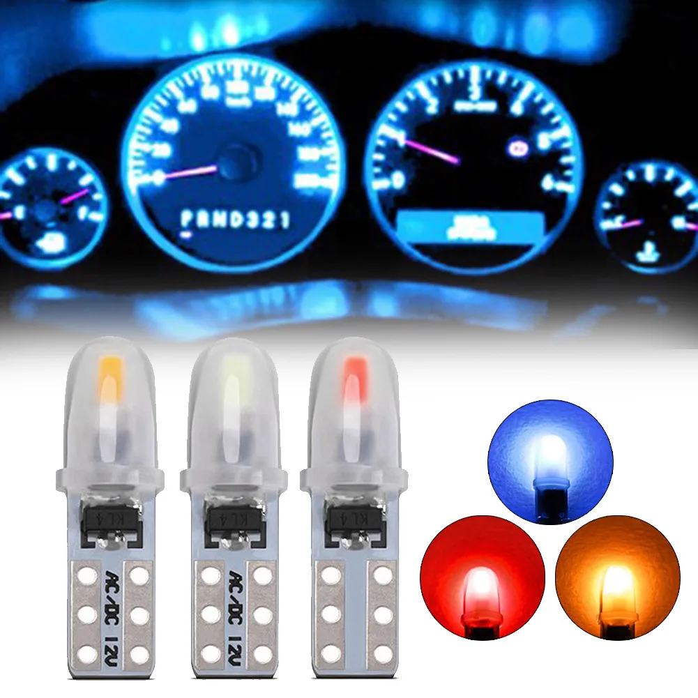 10pcs Auto Instrument Lamp Car LED Lights Non-Polarity Panel Light T5 2-3014smd Red, Yellow, Ice Blue Car License Plate Light
10pcs Auto Instrument Lamp Car LED Lights Non-Polarity Panel Light T5 2-3014smd Red, Yellow, Ice Blue Car License Plate Light