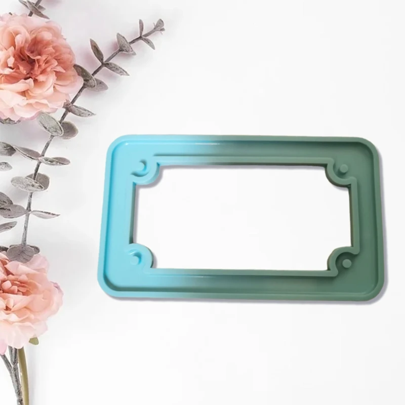Motorcycle License Plate Frame Epoxy Resin Mold DIY Crafts Making Silicone Mould KX4C
Motorcycle License Plate Frame Epoxy Resin Mold DIY Crafts Making Silicone Mould KX4C