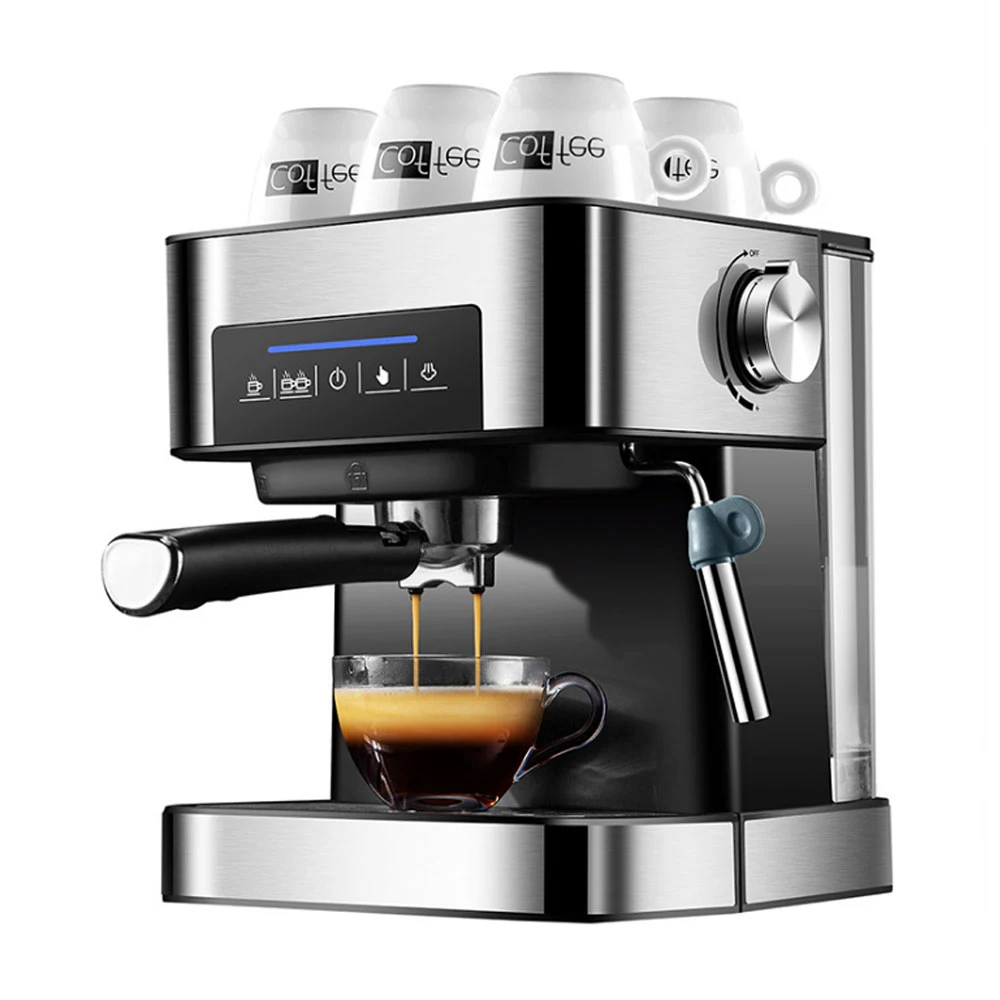 Espresso Coffee Maker Machine 20Bar Coffee Machine Semi-automatic Household Italian Coffee Maker With Steam Function
Espresso Coffee Maker Machine 20Bar Coffee Machine Semi-automatic Household Italian Coffee Maker With Steam Function