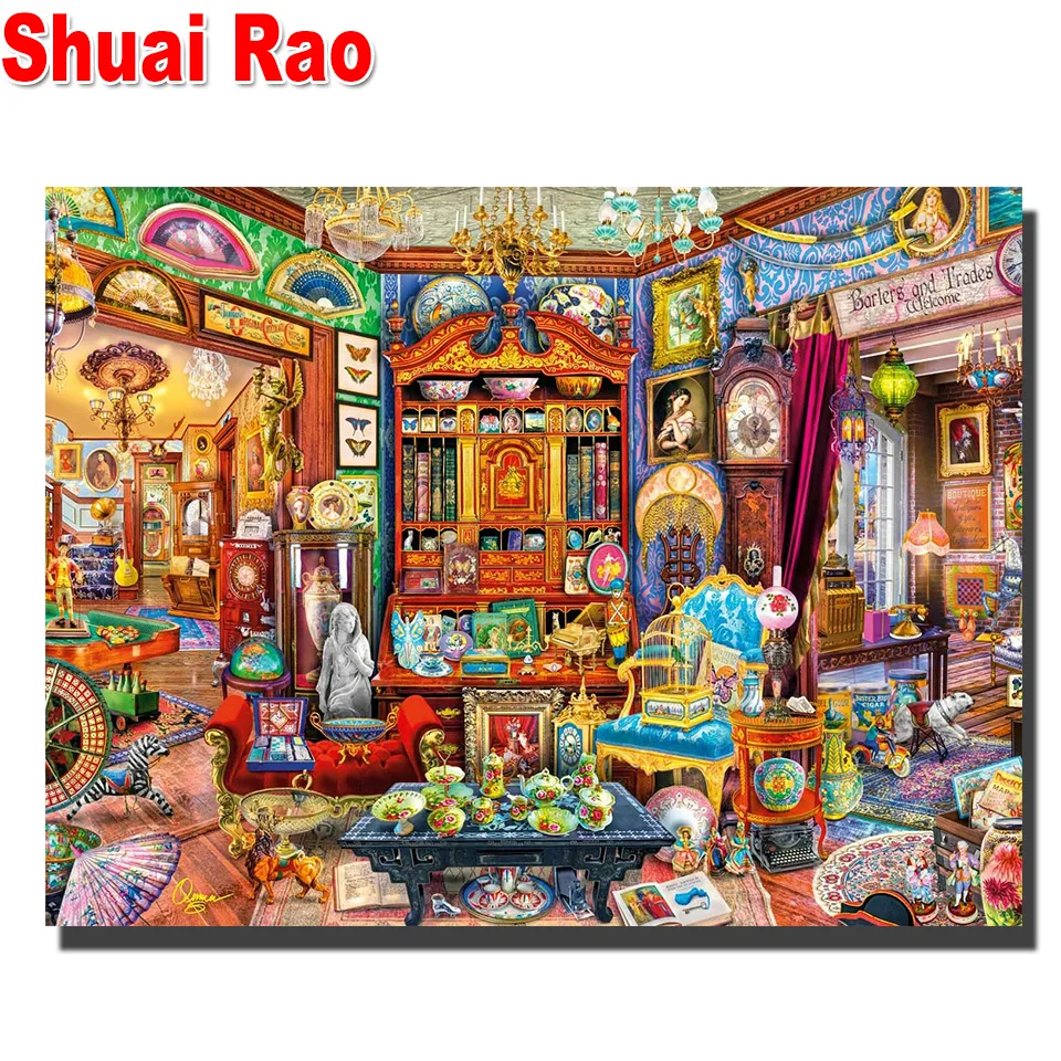 Full Square round Drill Diamond Painting Fantasy European scenery Crystal Diamond Embroidery Mosaic Handmade Home Decor
Full Square round Drill Diamond Painting Fantasy European scenery Crystal Diamond Embroidery Mosaic Handmade Home Decor