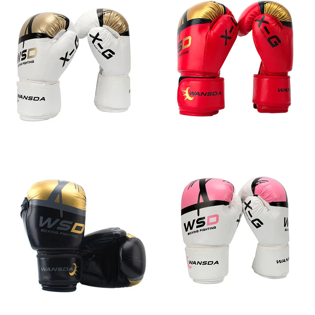 

Боксерские перчатки Boodun для детей/взрослых женщин и мужчин, тренировочные митенки для каратэ, тайского бокса, мешок с песком, 1 пара
