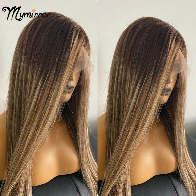 Парик MyMirror с прямыми волосами на сетке спереди, светлые волосы с эффектом омбре, 13x6, прозрачные парики на сетке спереди, плотность 150%, Детски...
Парик MyMirror с прямыми волосами на сетке спереди, светлые волосы с эффектом омбре, 13x6, прозрачные парики на сетке спереди, плотность 150%, Детски...