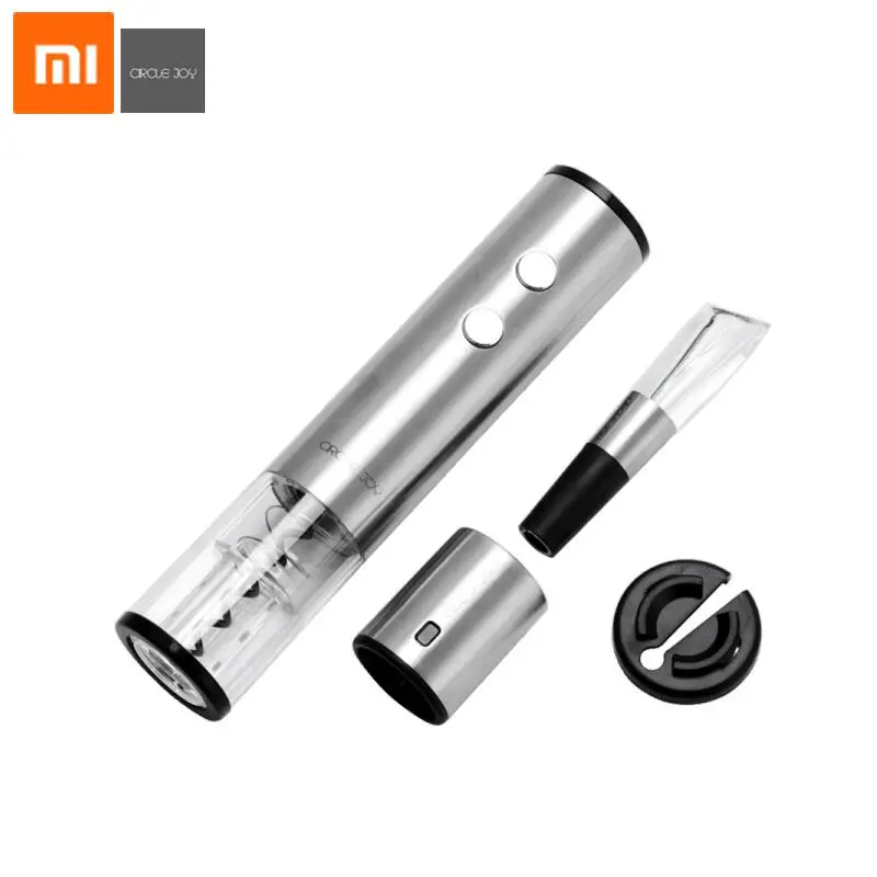 NEW2022 Xiaomi Red Wine Stopper/Automatic Wine Bottle Opener Electric Corkscrew/Fast Decanter Circle Joy Round Stainless Steel 
NEW2022 Xiaomi Red Wine Stopper/Automatic Wine Bottle Opener Electric Corkscrew/Fast Decanter Circle Joy Round Stainless Steel