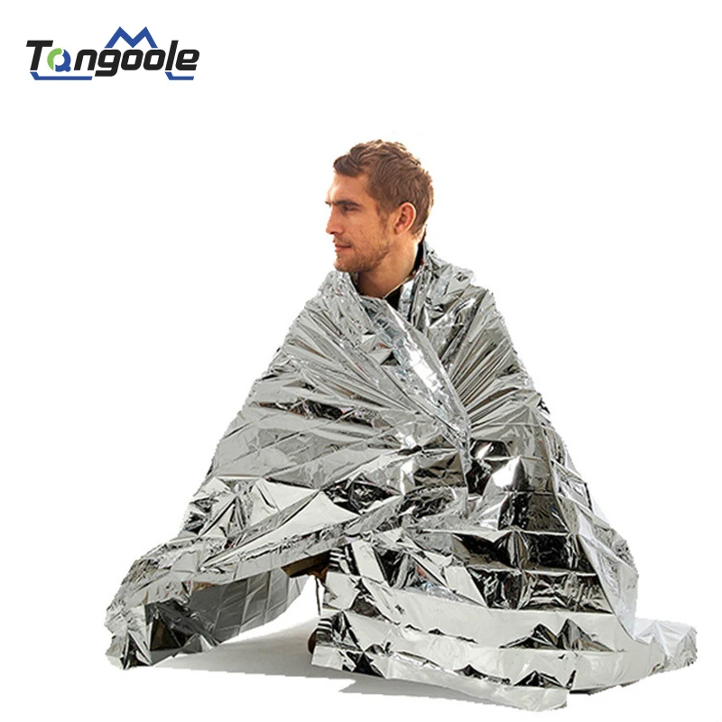 Outdoor Reflective emergency blanket First Aid rescue survival kit gear camping mat Foil Thermal silver
Outdoor Reflective emergency blanket First Aid rescue survival kit gear camping mat Foil Thermal silver