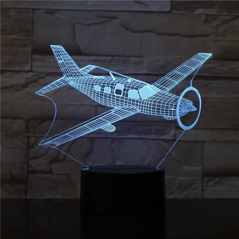 Baby Room 3D Night Light LED Table Lamp USB Nightlight Jet Aircraft Atmosphere Decor Smart Phone Control Birthday Kids Gift
Baby Room 3D Night Light LED Table Lamp USB Nightlight Jet Aircraft Atmosphere Decor Smart Phone Control Birthday Kids Gift