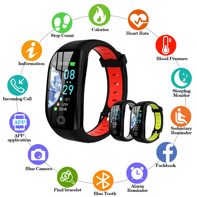 F21 2021New Fashion Men Women Smart Bracelet GPS Tracker IP68 Heart Rate Blood Pressure Electron Watch Smart Band Wristband
F21 2021New Fashion Men Women Smart Bracelet GPS Tracker IP68 Heart Rate Blood Pressure Electron Watch Smart Band Wristband