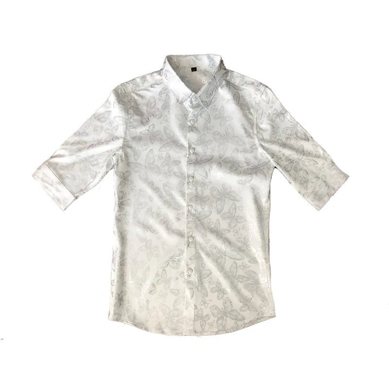 Fashion 2021 Summer Butterfly Print Half Sleeve Shirts For Men Clothing Simple Slim Fit Casual Club Prom Tuxedo Blouse Homme 3XL
Fashion 2021 Summer Butterfly Print Half Sleeve Shirts For Men Clothing Simple Slim Fit Casual Club Prom Tuxedo Blouse Homme 3XL