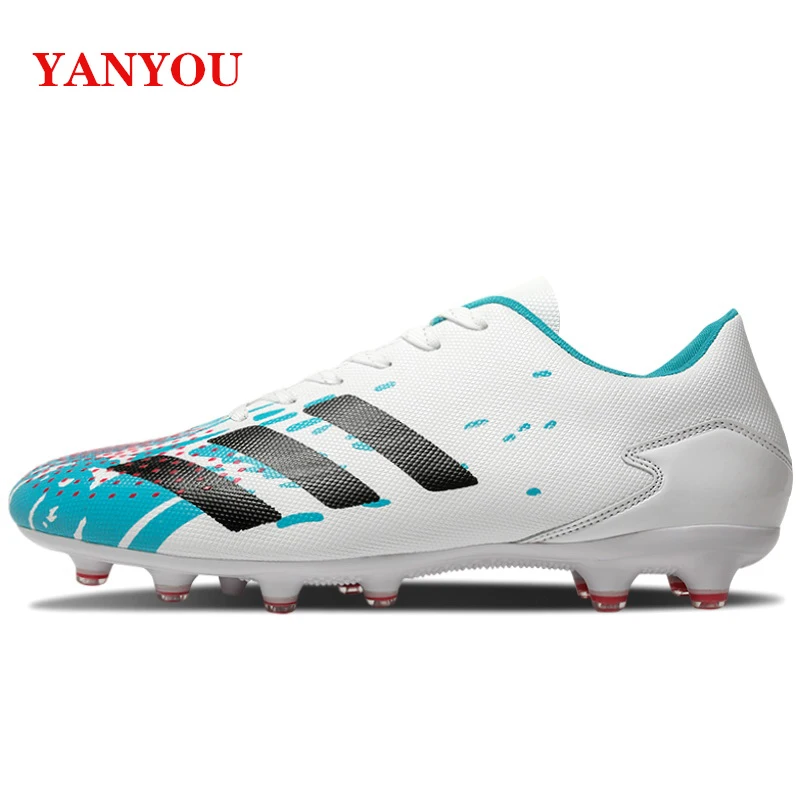 

Мужские футбольные туфли YANYOU с застежкой на лодыжке высокие футбольные туфли детская спортивная нескользящая обувь футбольные кроссовки