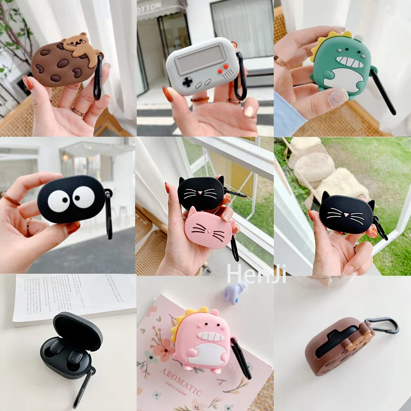 Cartoon Earphone Case With Hook for Xiaomi MI Redmi AirDots 2 Headphones Cover Bluetooth Earphone Wireless Charging Box Bags 
Cartoon Earphone Case With Hook for Xiaomi MI Redmi AirDots 2 Headphones Cover Bluetooth Earphone Wireless Charging Box Bags