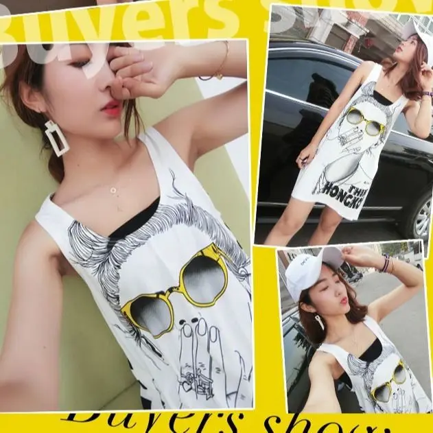 Medium length vest for women to wear 2021 summer cotton large loose suspender skirt casual Korean sleeveless T-shirt skirt
Medium length vest for women to wear 2021 summer cotton large loose suspender skirt casual Korean sleeveless T-shirt skirt