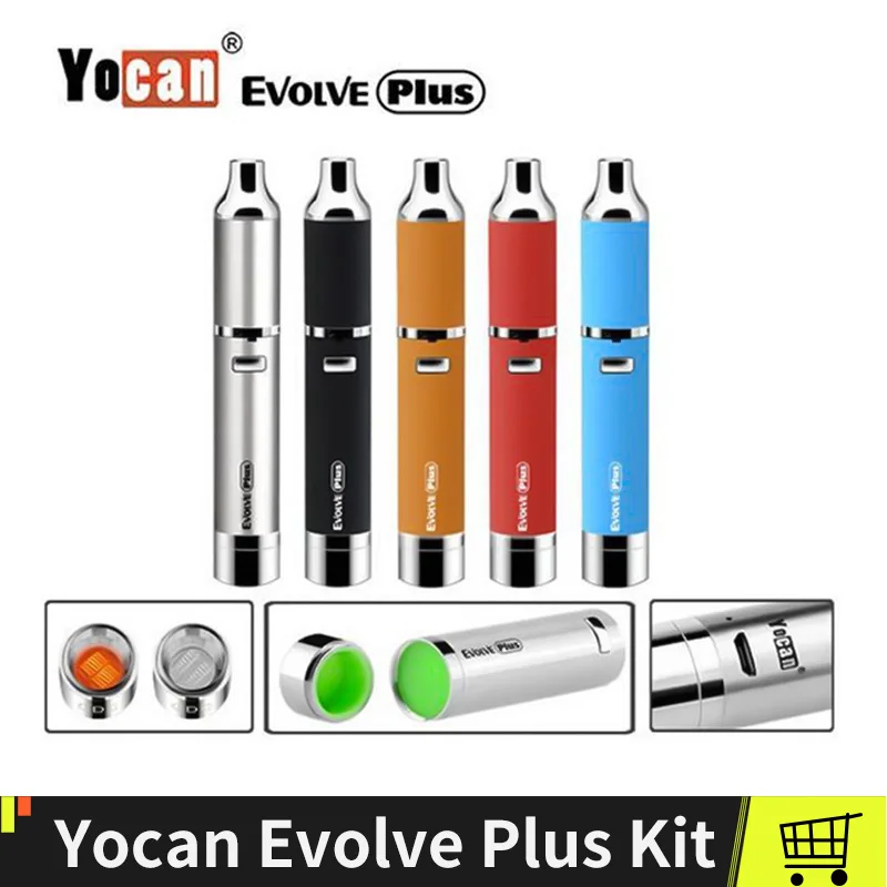 100% Оригинальный Yocan Evolve Plus Набор вощеных стержней с кварцевыми двойными
